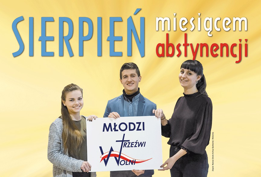 Apel na sierpień - miesiąc abstynencji 2019