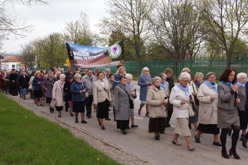 Procesja różańcowa w intencji trzeźwości